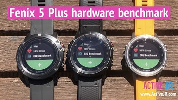 Garmin Fenix 5 Plus hardware benchmark and software menu speeds - cpu