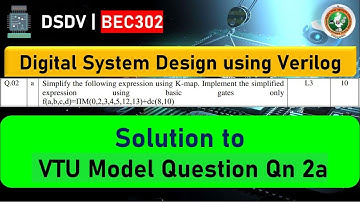 DSDV model Paper Solution Qn 2b | Implementation of Maxterm Function f(a, b, c, d) = πM () + dc()