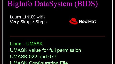 (Module 17) UMASK Configuration File ll UMASK 022 and 077 ll UMASK  /etc/profile and /etc/bashrc