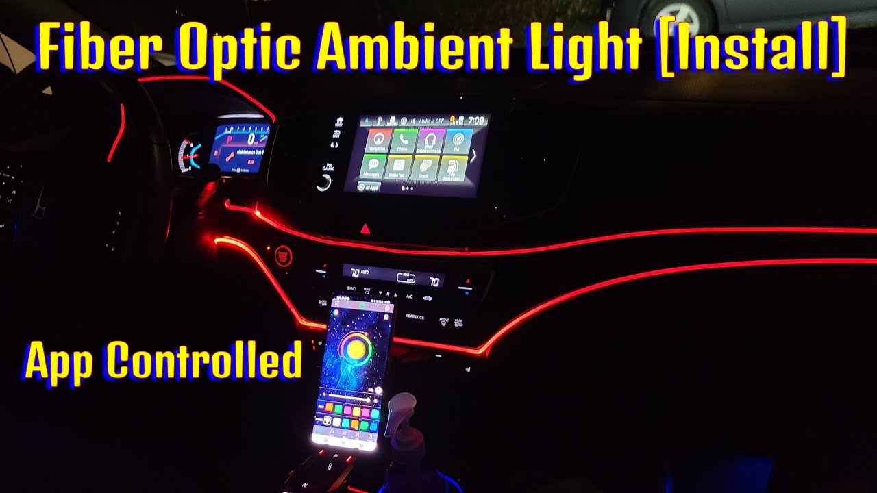 How To Install Fiber Optic Interior Ambient Lighting 