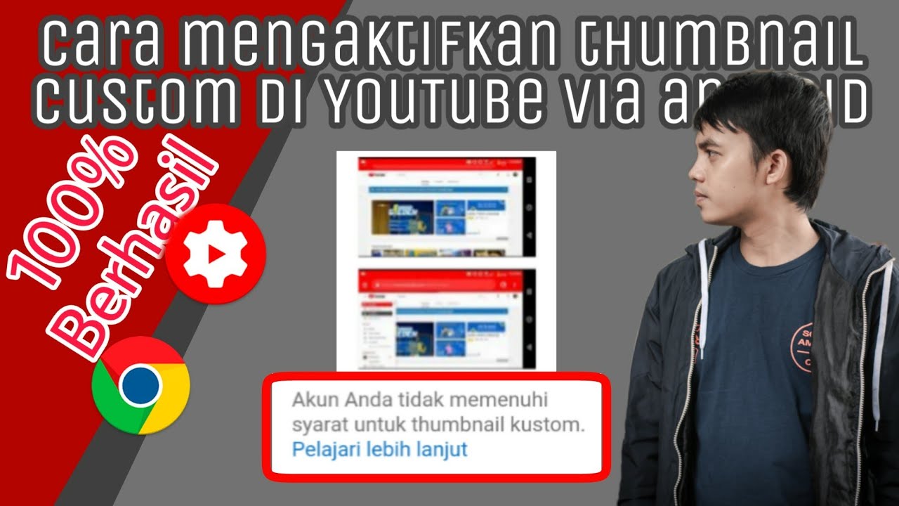 Cara Mengaktifkan Thumbnail Custom Youtube Lewat Android Youtube