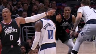 RUSSELL WESTBROOK POINTS AT LUKA! SAYS \\