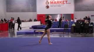 Kimi Kishimoto 1st Floor Gliders Invitational 2015 Wildfire Gymnast Level 7