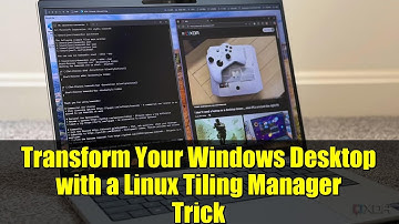 Transform Your Windows Desktop with a Linux Tiling Manager Trick
