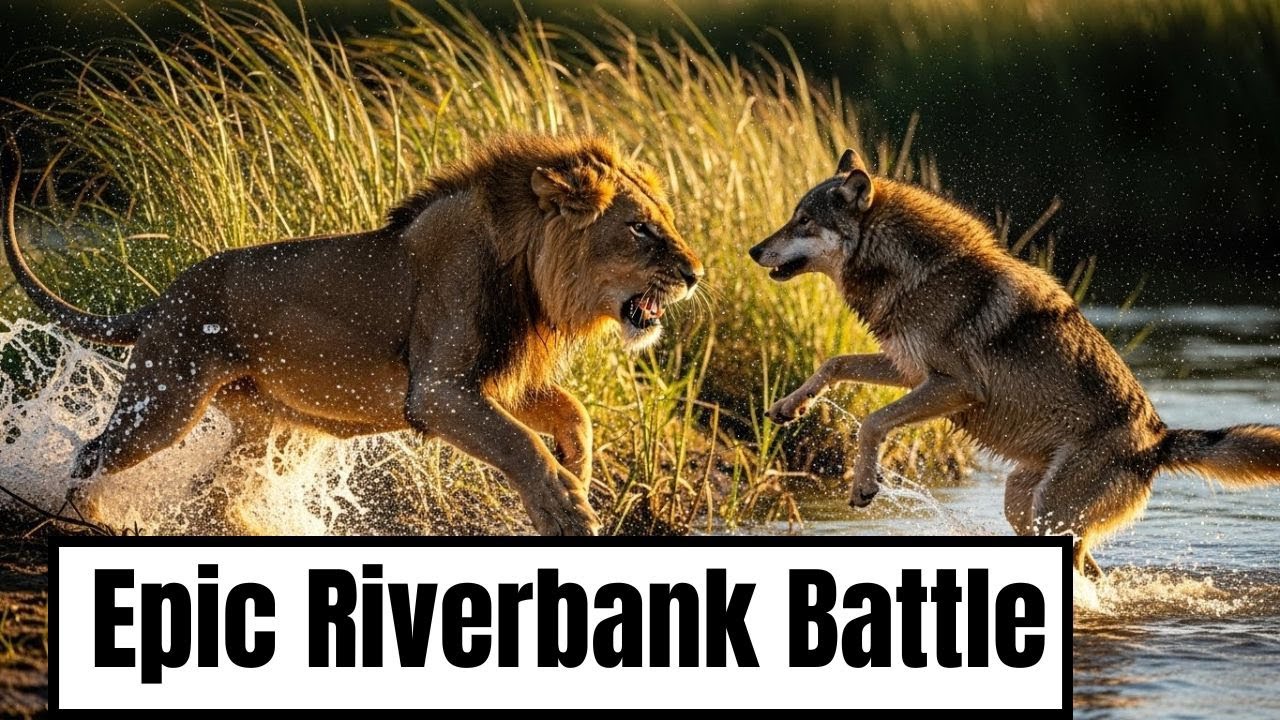 Lion vs Wolf: Epic Wild Attack Battle in Cinematic Ultra HD | Wild Animals Fight Scene