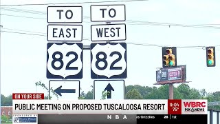 Public meeting on proposed Tuscaloosa resort