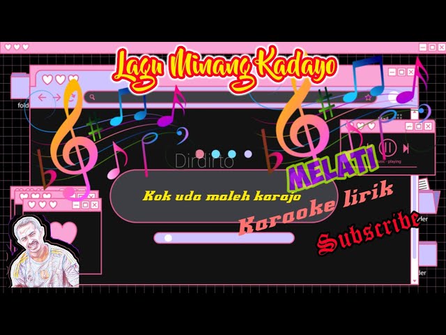 Karaoke lirik-Kok Uda maleh karajo - Melati class=