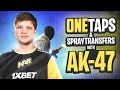 BEST CS:GO PRO ONE TAPS AND SPRAYTRANSFERS WITH AK-47!