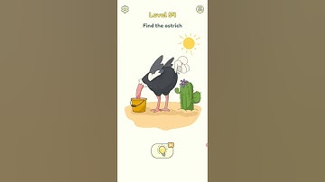 DOP 2 : Delete One Part Level 54 Find the ostrich -  game guide #shorts #dop2 #gaming #monday