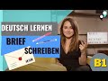 Deutsch lernen: B1 Brief schreiben