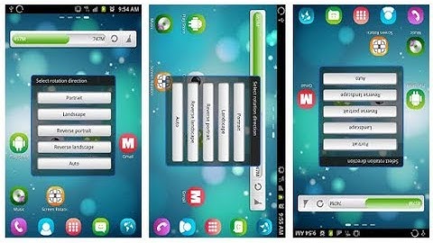 Screen Rotation Control