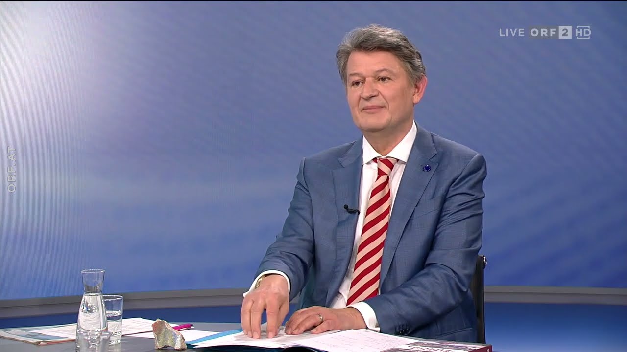 Pressestunde Helmut Brandstätter, EU Spitzenkandidat NEOS 