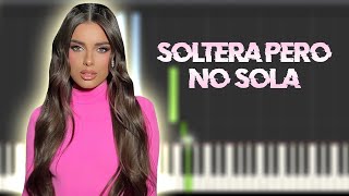 Mar Lucas - Soltera Pero no sola | Instrumental Piano Tutorial / Partitura / Karaoke / MIDI