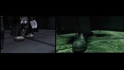 Conker BFD matrix scene and matrix movie, Banck Scene comparation side by side