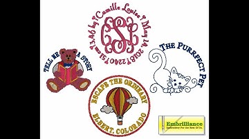 Creating Circular text with Embrilliance Essentials