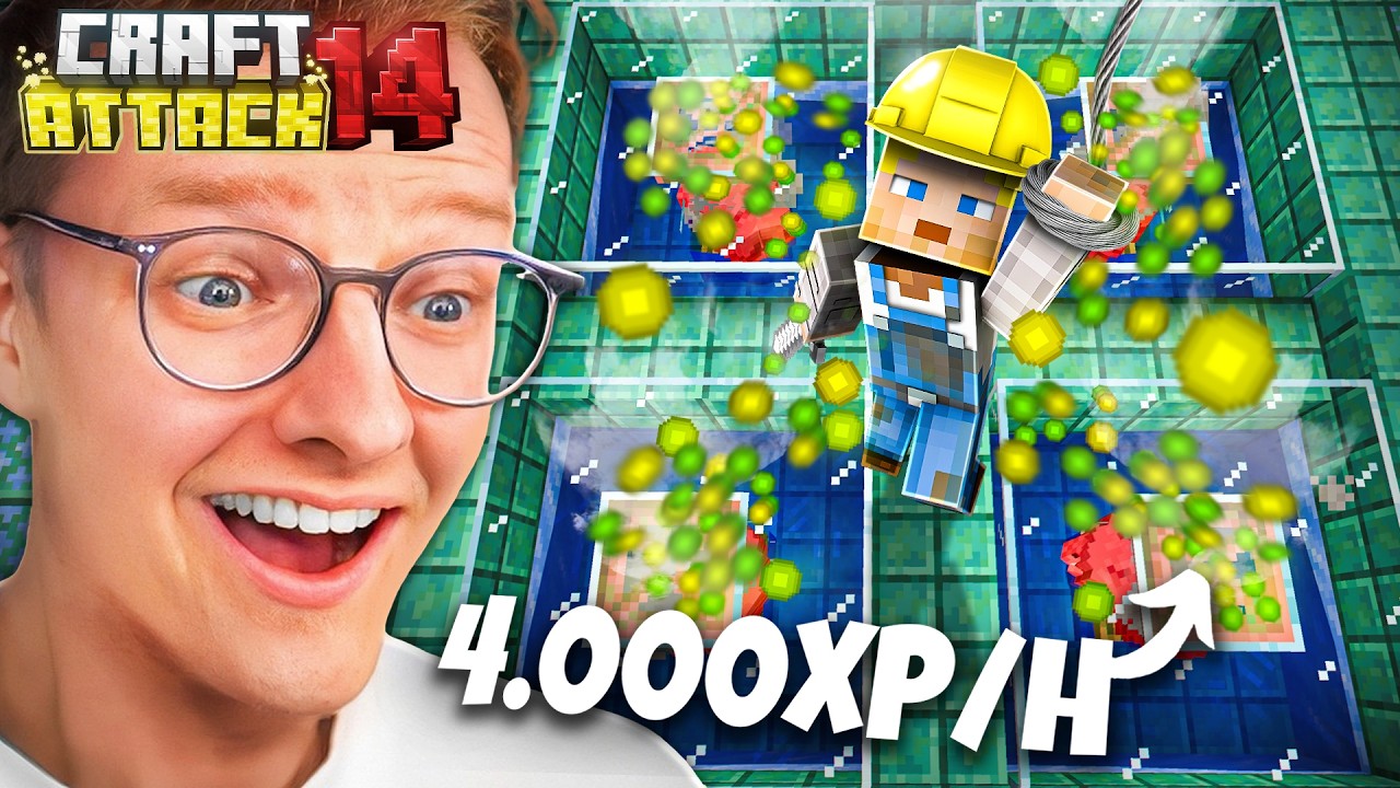 MEINE XP FARM IST ZU OP FÜR DEN SERVER! 🤯 CRAFTATTACK 14 🔥