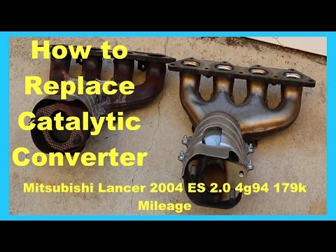 Mitsubishi Lancer Fix: Catalytic Converter Replacement P0421 Smog fail fix