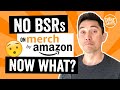 No BSRs on Amazon! Now what do I do? 5 Tips on what to do on Merch by Amazon when there are no BSRs
