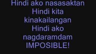 Imposible - KC Concepcion (with lyrics) chords