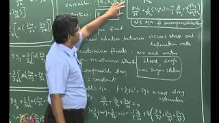 Mod-02 Lec-06 Kinematics of deformation in fluid flow; Stress vs strain rate relation