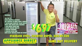 Appliance Direct Ad July 4th One Lets Celebrate