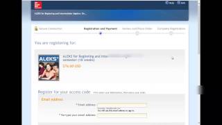 ALEKS Registration
