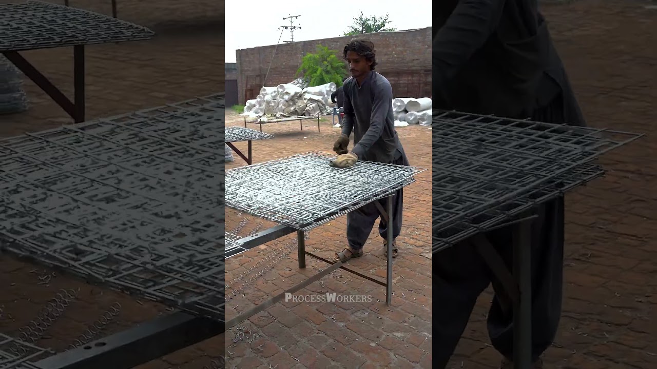 how wire mesh cages are made??