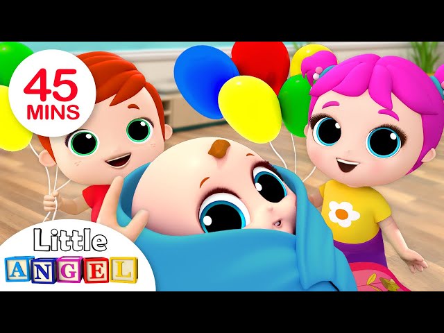 Baby is Here! Welcome Home, Baby Brother | Nursery Rhymes by Little Angel class=