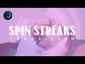 Spin Streaks Transition in Alight Motion