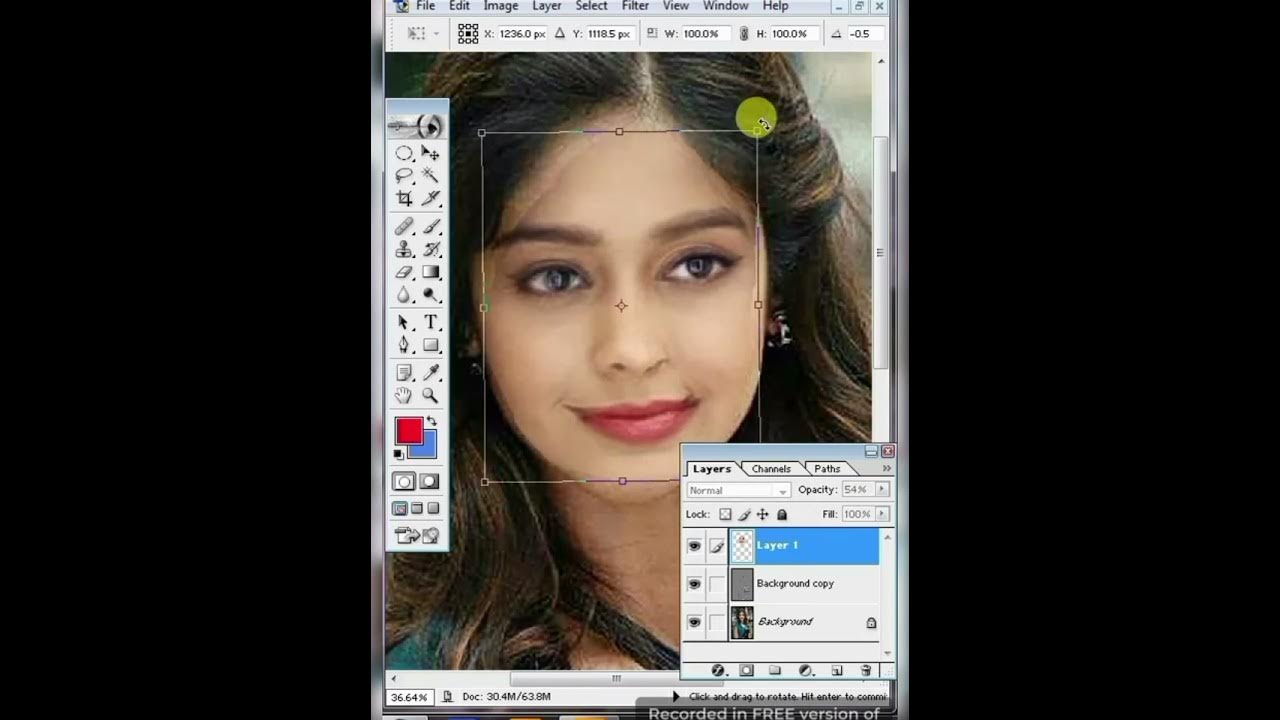 Face change in 7.0 shortvideo youtube editing YouTube