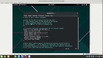 Installation et configuration de DNS DHCP DOVECOT POSTFIX ET ROUNDCUBE webmail