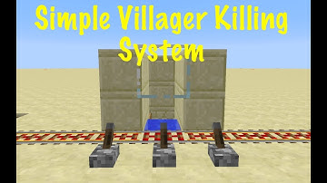 Tutorial: Simple Villager Killing System [Minecraft 1.12.2]