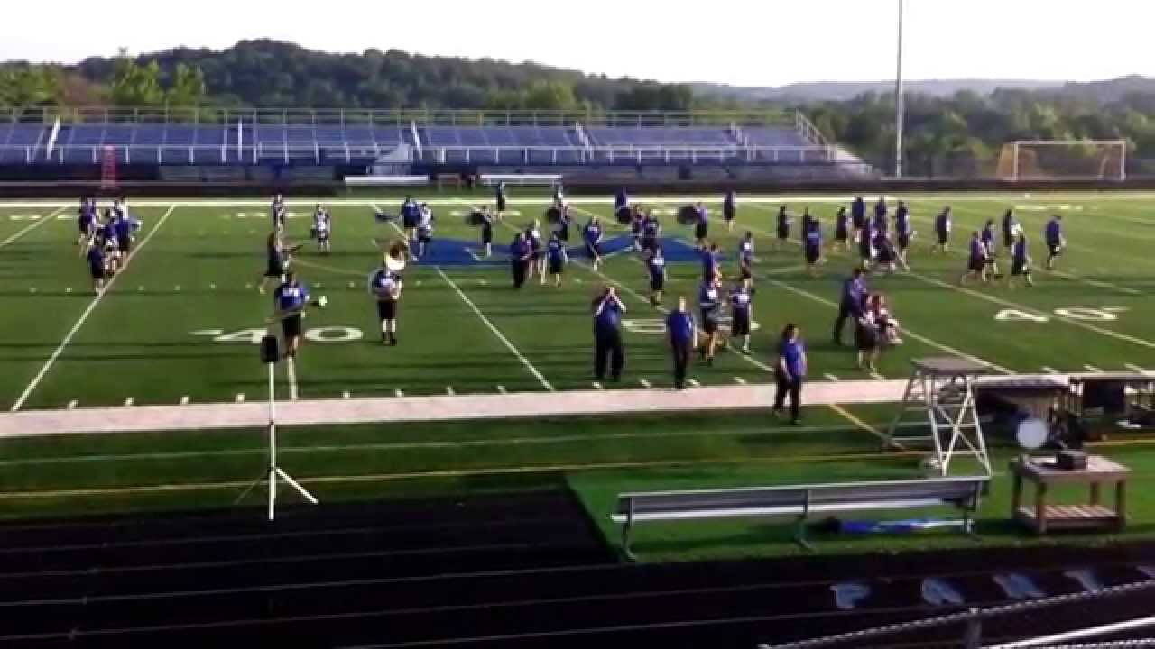 Maysville Panther Marching Band performing their 2014 contest show for