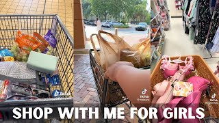 Shop With Me  Target Costco  Women Girls  Shopping haul