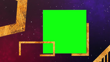 Solid Golden Frame Green Screen Template with Text Options in 4K Quality | FREE TO USE | iforEdits