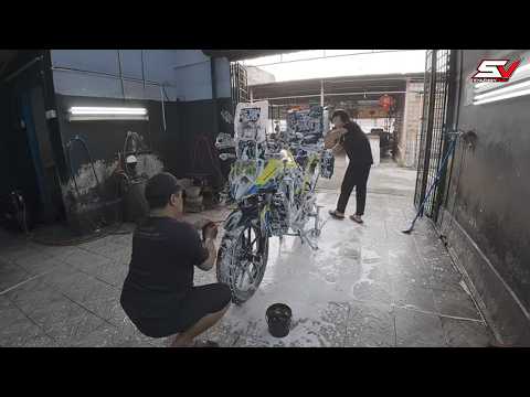 CUCI MOTOR PUAS HATI DEKAT SINI! | SHAH MOTOR SPA WASH