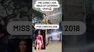 The iconic Lava walk of Catriona Gray. #viral #ShowbizPH #showbizchika #CatrionaGray