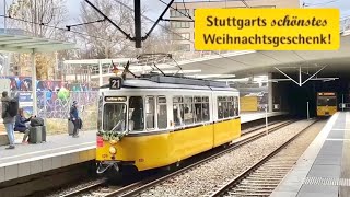 Stuttgarts schönstes Weihnachtsgeschenk - Wiedereröffnung der Oldtimerlinie 21