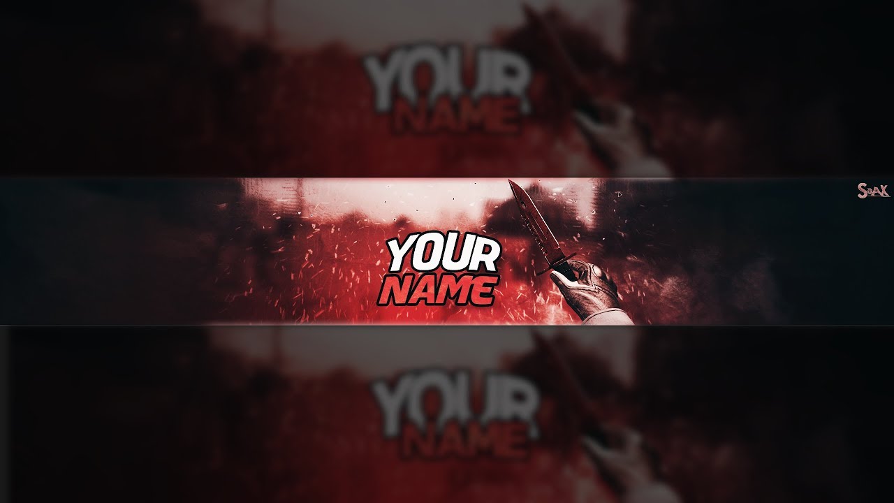 CSGO BANNER TEMPLATE #1 + (PSD) - YouTube