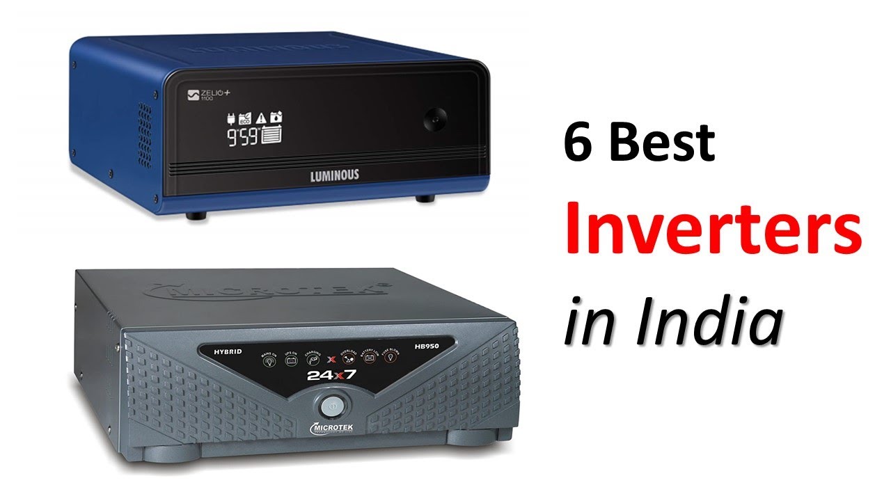 Best Inverters in India 2022 | Top 6 Inverter India - YouTube