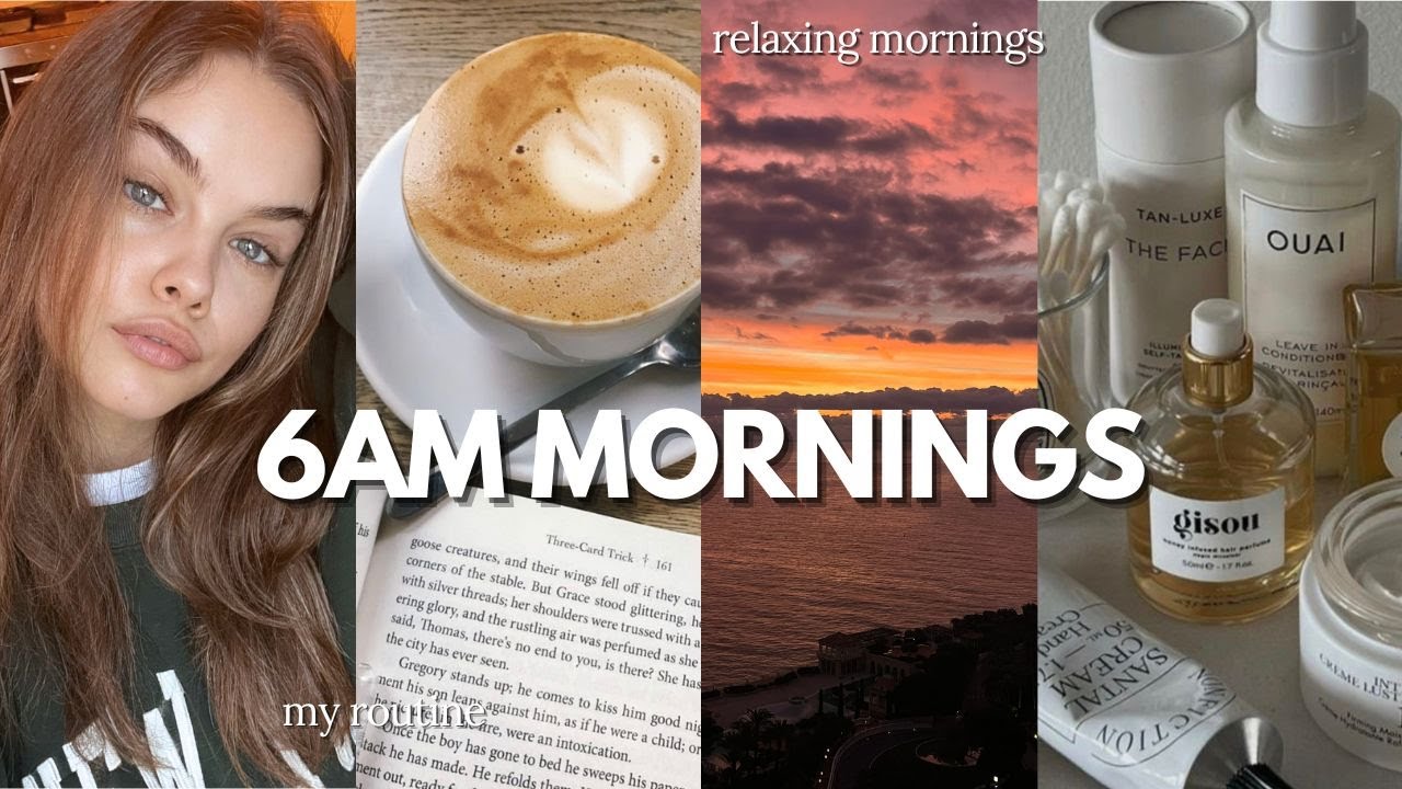 my 6am slow mornings ♡ productive + healthy morning habits, selfcare & staying disciplined