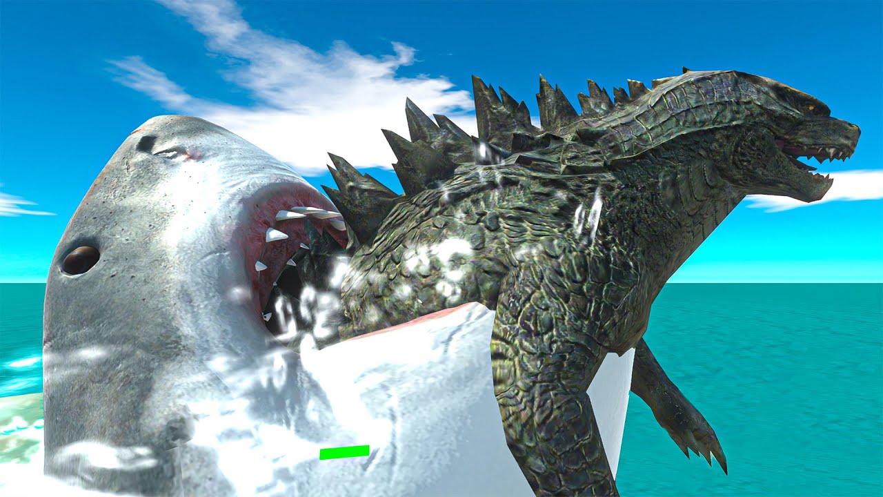 Godzilla Battles in the City - Animal Revolt Battle Simulator