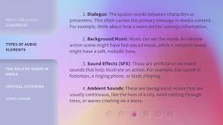 Unlocking the Power of Sound: Audio Elements in Media Wealth