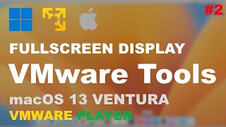 how to make macos 13 ventura full screen in vmware player | fix screen scaling in macos 13 ventura