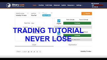 BINARY.COM - Rise Fall Strategy 100% WIN - TRADING BINARY OPTION
