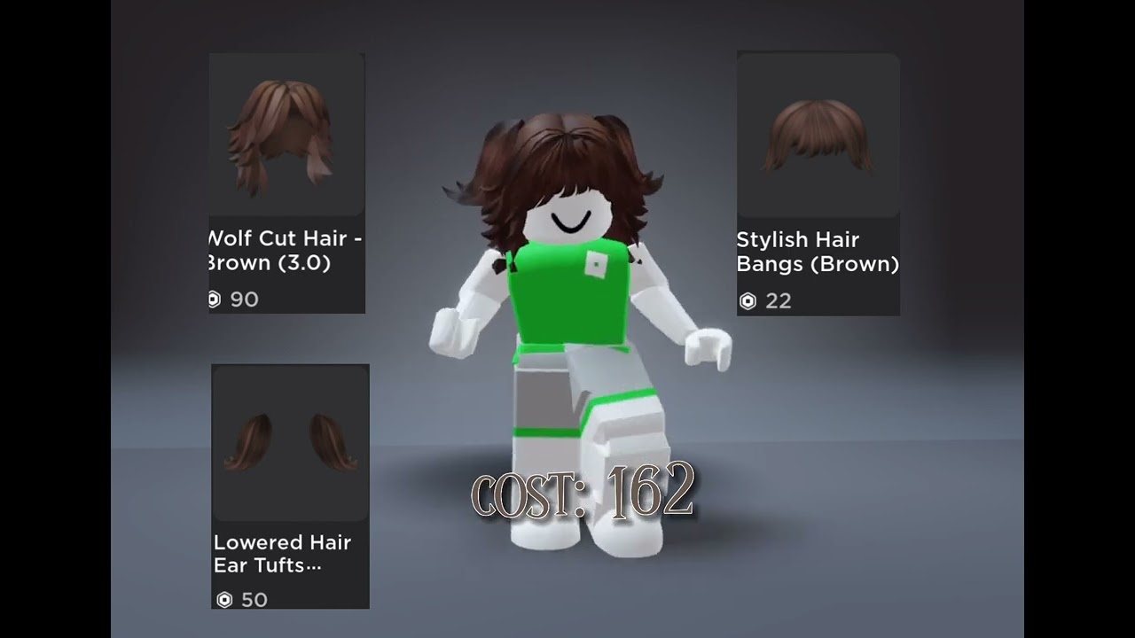 roblox mobile friendly hair combos part 1 ? YouTube