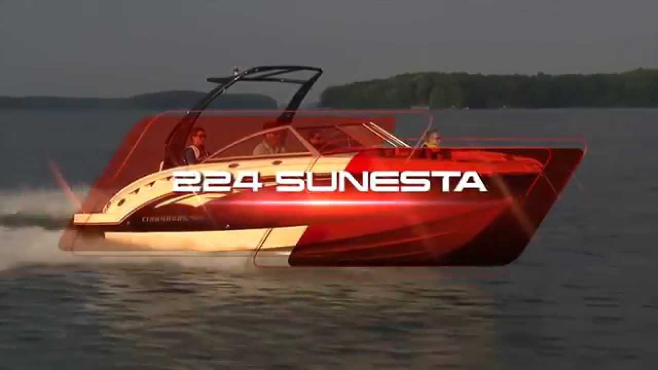2014 Chaparral 224 Sunesta Deck Boat - YouTube