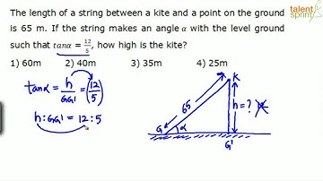 Height and Distance | Additional Example - 1 | Quantitative Aptitude | TalentSprint Aptitude Prep