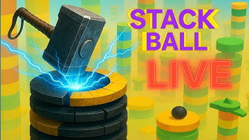 LIVE STACK BALLS 3D GAME LIVE 🔴 🔥999999 #stackball #live #gaming