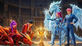 Diamond Family VS Ruby Family: RUMI Gets Fire vs Ice Dragon Racing Championship - KPOP Demon Hunters